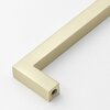 Gliderite Hardware 7-9/16 in. Center to Center Solid Square Bar Pull Champagne Gold 21683-192-CHPG-1